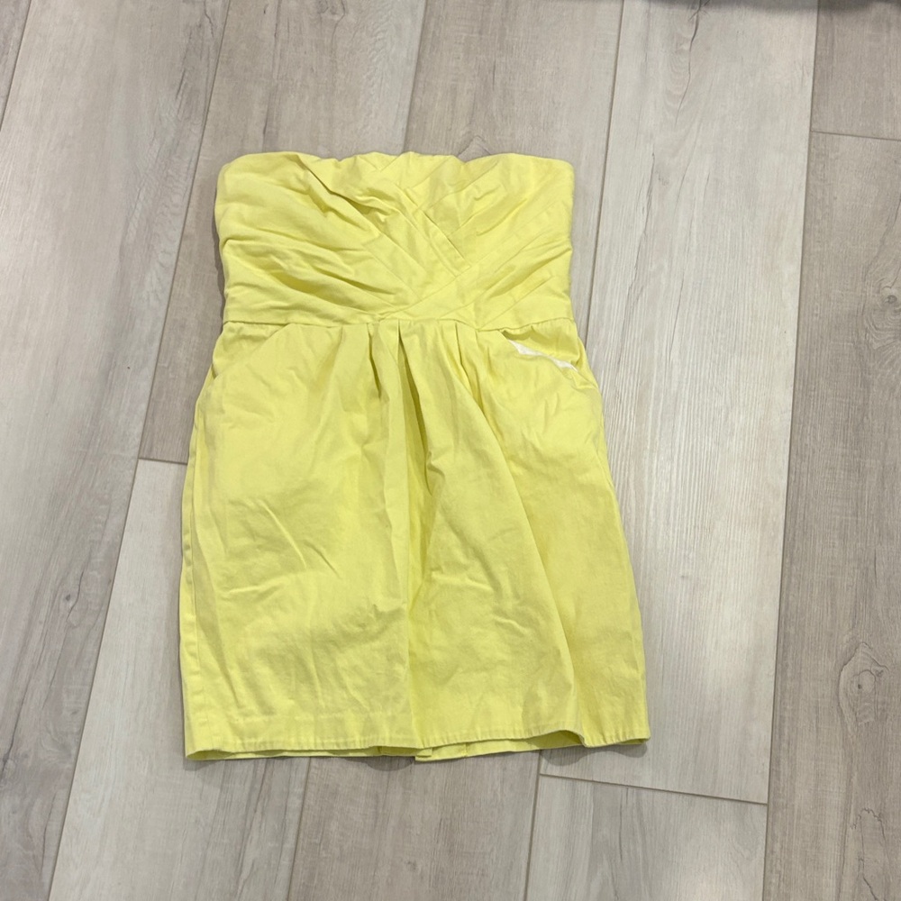French Connection Sleeveless Yellow Dress